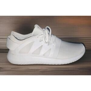 Size 10 - Adidas Tubular Viral Triple White W